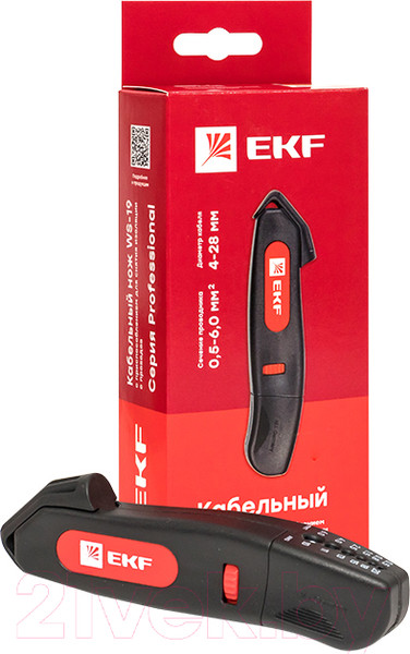 Изображение товара Инструмент для зачистки кабеля EKF WS-19