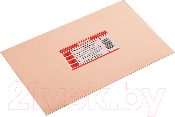 Изображение товара Стеклотекстолит Rexant 150x250x1.5мм / 09-4050