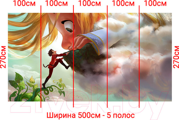 Изображение товара Фотообои листовые Arthata Fotooboi-Multiki-158 (500x270)