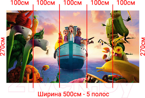 Изображение товара Фотообои листовые Arthata Fotooboi-Multiki-156 (500x270)