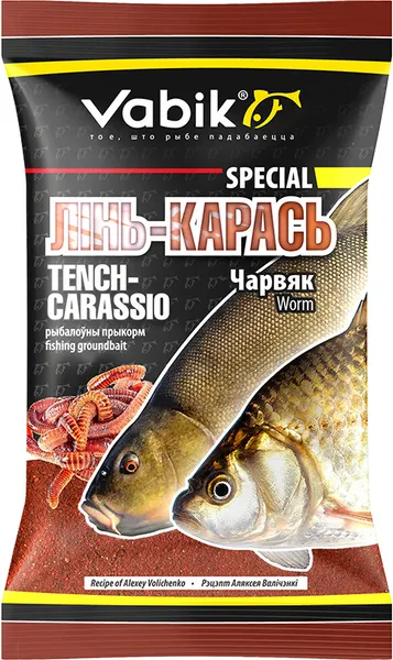 Изображение товара Прикормка рыболовная Vabik Special Линь-Карась Червь / 5923 (1кг)