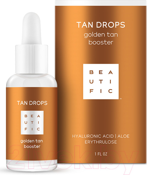 Изображение товара Сыворотка для лица Beautific Концентрат Tan Drops с эффектом загара (30мл)