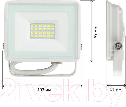 Изображение товара Прожектор ЭРА LPR-023-W-65K-030 / Б0054641