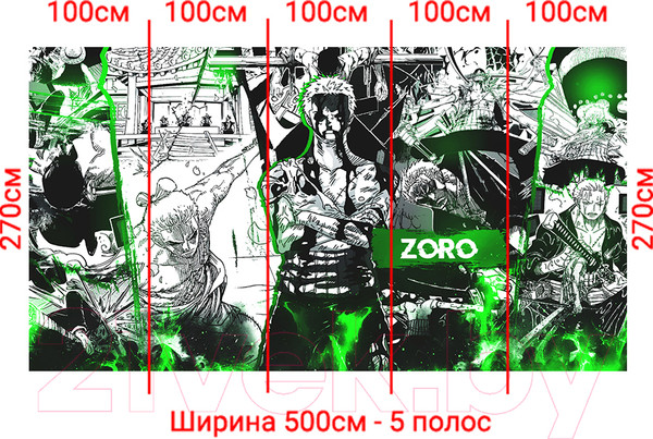 Изображение товара Фотообои листовые Arthata Fotooboi-Anime2-178 (500x270)