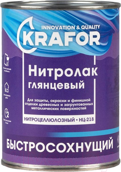 Изображение товара Лак Krafor НЦ-218 Мебельный (700г)