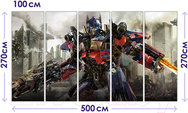 Изображение товара Фотообои листовые Arthata Fotooboi-Transform-81 (500x270)