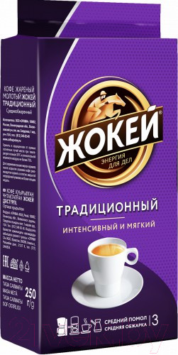 Изображение товара Кофе молотый Жокей Традиционный / Nd-00001623 (250г)