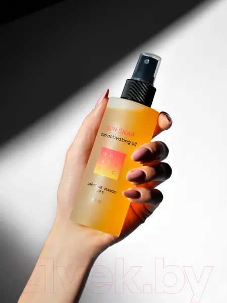 Изображение товара Масло для загара Beautific Sun Snap Шелковое для интенсивного загара (150мл)