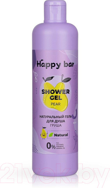 Изображение товара Гель для душа Happy Bar Питательный Груша (370мл)