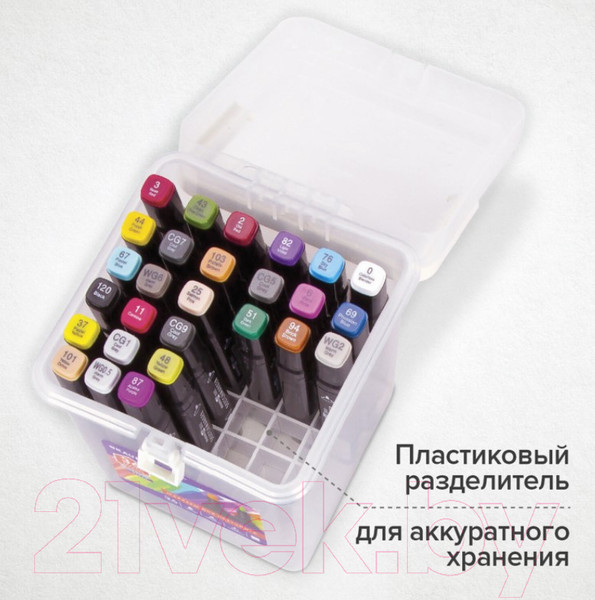 Изображение товара Набор маркеров Brauberg Art Debut Black / 152129 (36цв)