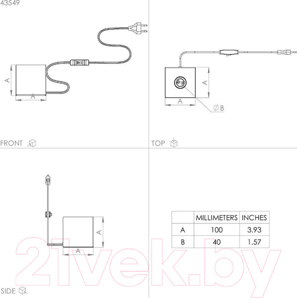 Изображение товара Прикроватная лампа Eglo Prestwick 2 43549