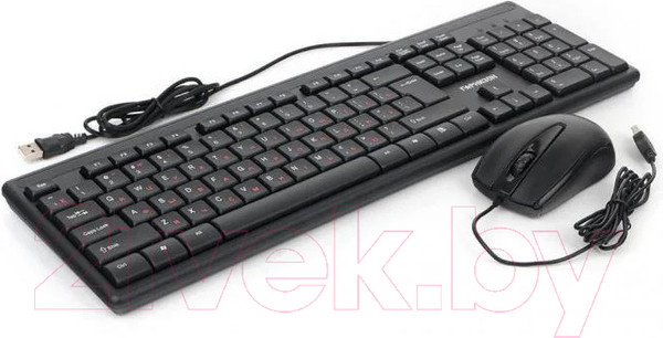 Изображение товара Комплект клавиатура и мышь Гарнизон GKS-126 (черный)