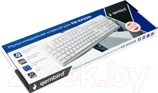 Изображение товара Клавиатура Gembird KB-8430M