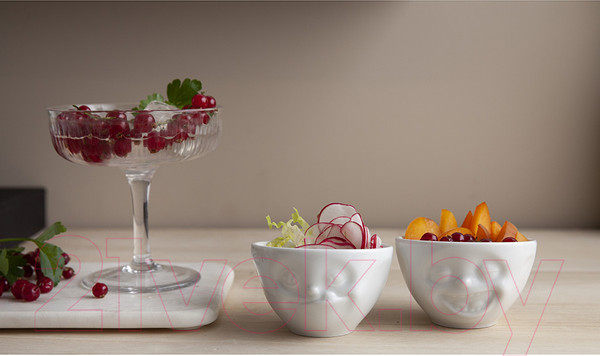 Изображение товара Набор салатников Tassen Laughing & Tasty / T01.25.01 (2шт, белый)