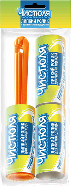 Изображение товара Ролик для чистки одежды Чистюля 12 листов  (+ 3 сменных блока)