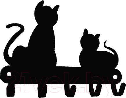 Изображение товара Ключница настенная Станкоинструмент №14 Котята