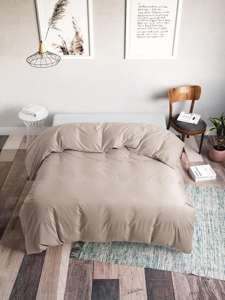 Изображение товара Пододеяльник Ночь нежна Кофе с молоком 1.5 сп 215x145 / 603
