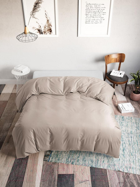 Изображение товара Пододеяльник Ночь нежна Кофе с молоком Евро 220x200 / 603