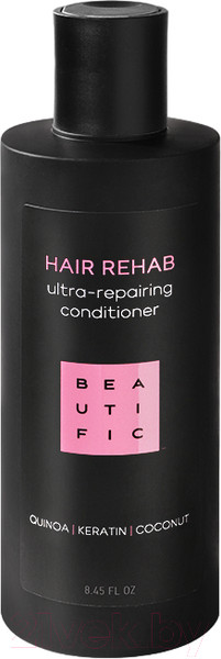 Изображение товара Бальзам для волос Beautific Hair Rehab Восстанавливающий для поврежденных волос (250мл)