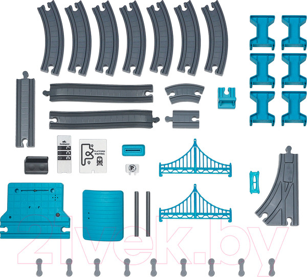 Изображение товара Железная дорога игрушечная Givito Мой город / G211-015 (бирюзовый)