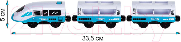 Изображение товара Железная дорога игрушечная Givito Мой город / G211-017 (бирюзовый)