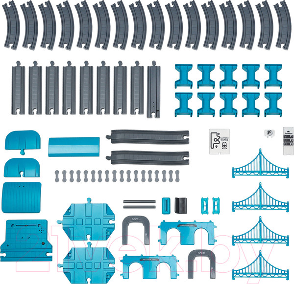 Изображение товара Железная дорога игрушечная Givito Мой город / G211-019 (бирюзовый)