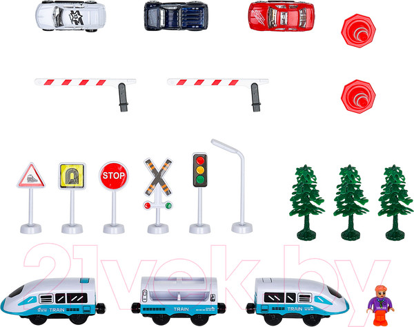 Изображение товара Железная дорога игрушечная Givito Мой город / G211-019 (бирюзовый)