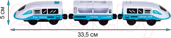 Изображение товара Железная дорога игрушечная Givito Мой город / G211-019 (бирюзовый)