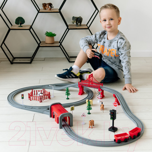 Изображение товара Железная дорога игрушечная Givito Мой город / G211-021