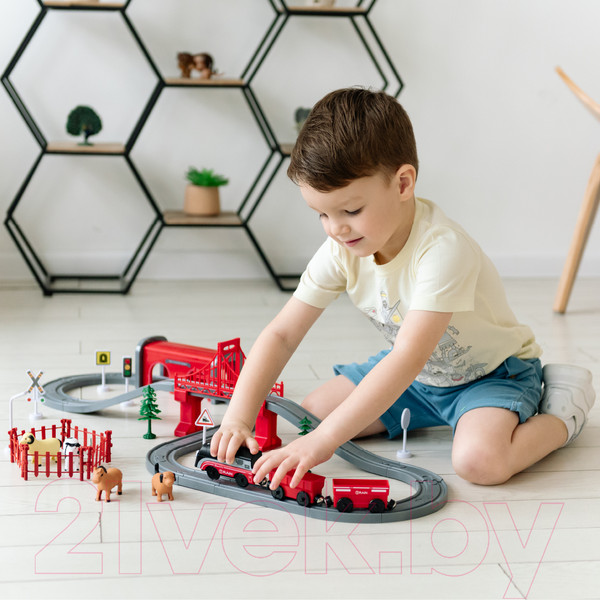 Изображение товара Железная дорога игрушечная Givito Мой город / G211-022