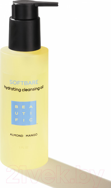 Изображение товара Гидрофильное масло Beautific Softbare Увлажняющее с маслами миндаля и манго (150мл)