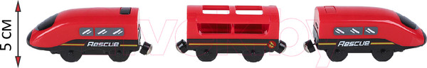 Изображение товара Поезд игрушечный Givito Служба спасения / G212-026