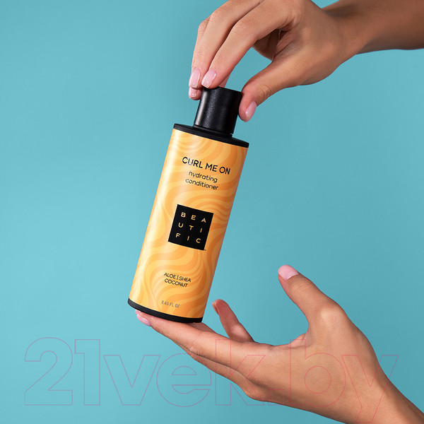 Изображение товара Бальзам для волос Beautific Curl Me On Увлажняющий для кудрявых и волнистых волос (250мл)