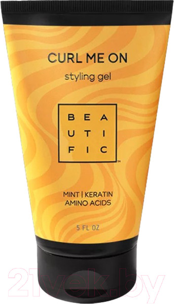 Изображение товара Гель для укладки волос Beautific Curl Me On Несмываемая для кудрявых и волнистых волос (150мл)