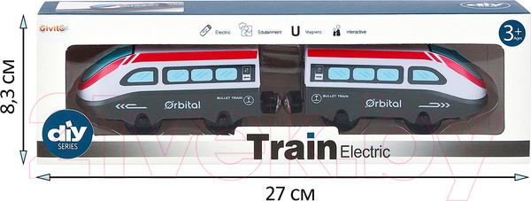 Изображение товара Поезд игрушечный Givito Мой город / G212-033