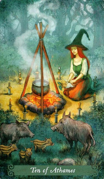 Изображение товара Гадальные карты Llewellyn Green Witch Tarot / GW5111