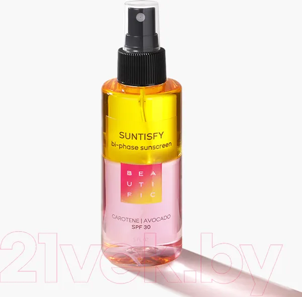 Изображение товара Лосьон солнцезащитный Beautific Suntisfy Двухфазный с SPF 30 (150мл)