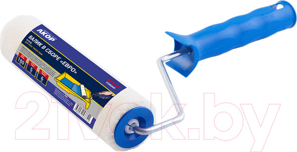 Изображение товара Валик малярный Акор Евро для лаков 240x40 (ворс 5мм, велюр)