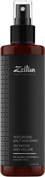 Изображение товара Спрей для укладки волос Zeitun Professional солевой текстурирующий (200мл)
