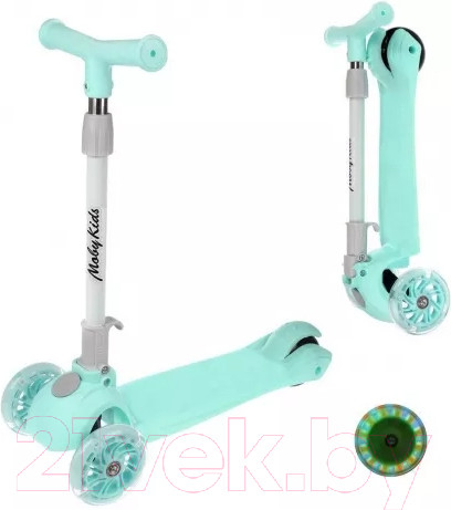 Изображение товара Самокат детский Moby Kids 641391 (мятный)