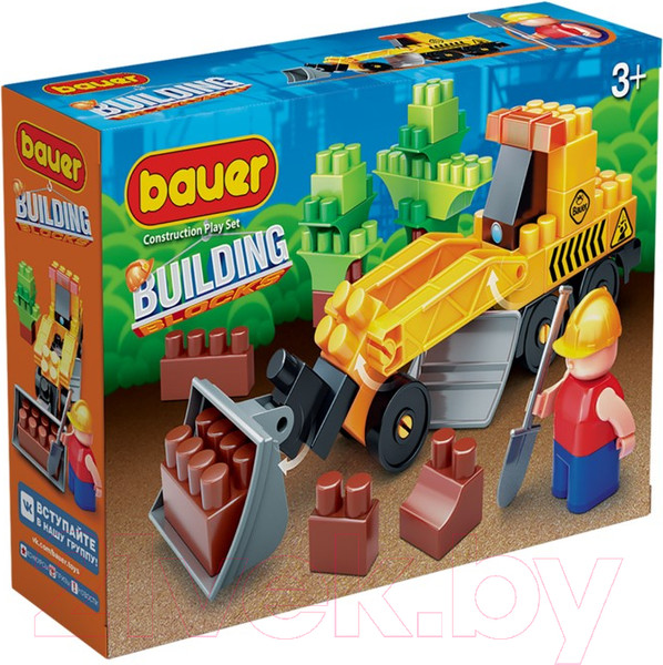 Изображение товара Конструктор Bauer Стройка / 658 (49эл)