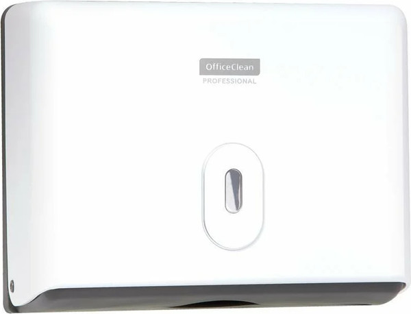 Изображение товара Диспенсер OfficeClean Professional Z-сл для полотенец механический (ABS-пластик, белый)