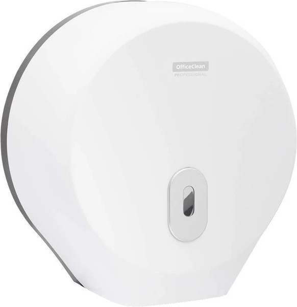 Изображение товара Диспенсер OfficeClean Professional для туалетной бумаги (ABS-пластик механический, белый)