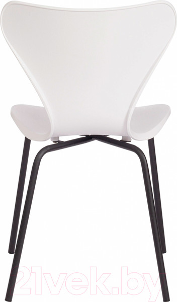 Изображение товара Стул Tetchair Jacobsen пластик/металл (белый 018/черный)
