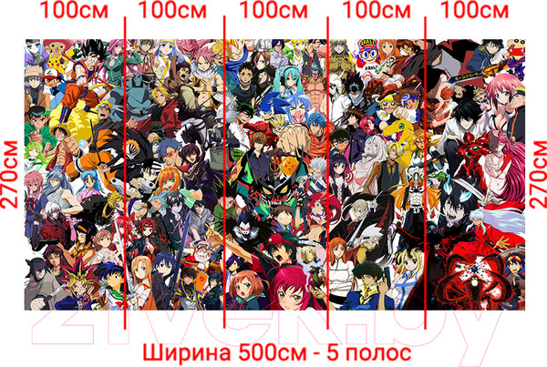 Изображение товара Фотообои листовые Arthata Fotooboi-Anime-140 (500x270)