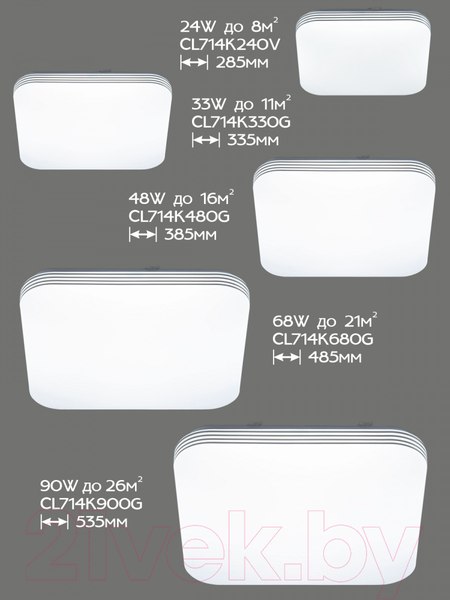 Изображение товара Потолочный светильник Citilux Симпла CL714K680G