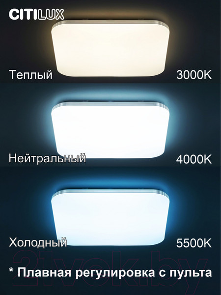Изображение товара Потолочный светильник Citilux Симпла CL714K900G