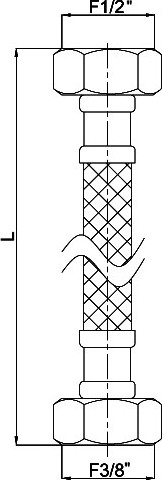 Изображение товара Гибкая подводка Rubineta 610051