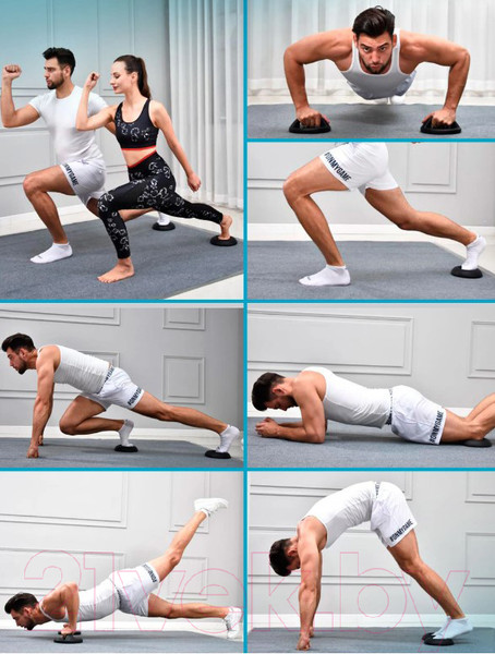 Изображение товара Набор слайдеров для фитнеса Start Line Fitness Power Slider SLF 4HL