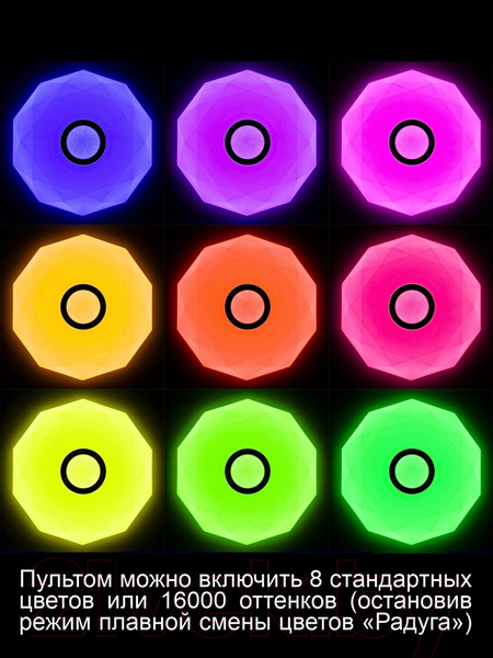 Изображение товара Потолочный светильник Citilux Диамант Смарт CL713A30G